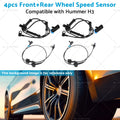 Set of 4 ABS Wheel Speed Sensors for Hummer H3 (2006–2010)