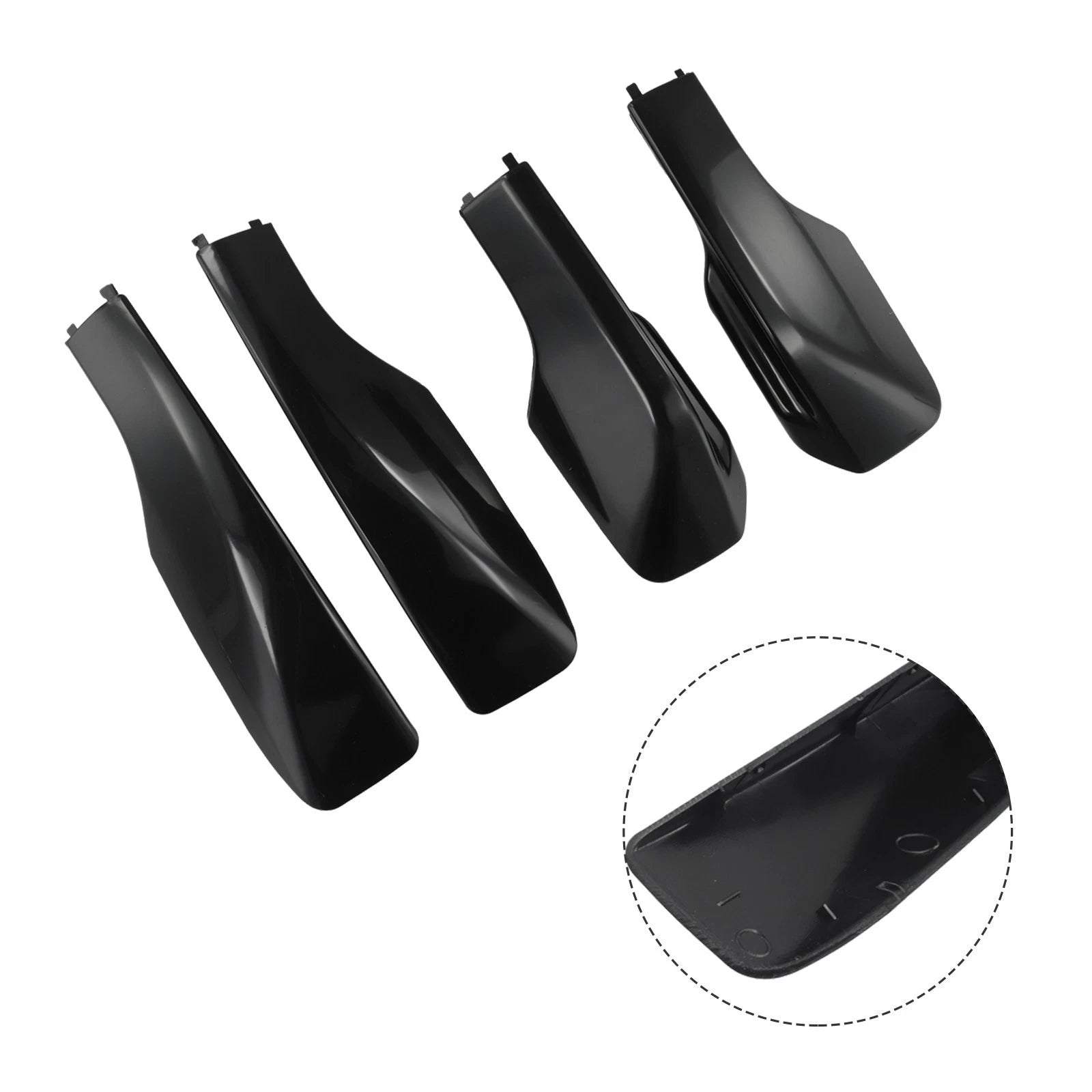 Roof Rack End Cover for Car Exterior Accessories (ABS, Black)
