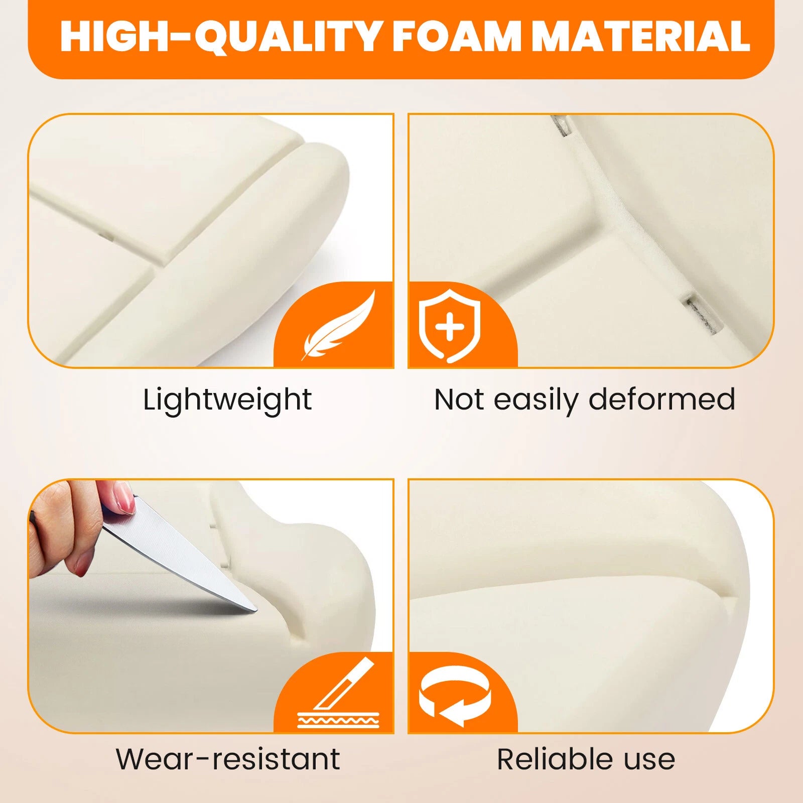 Driver Lower Bottom Seat Foam Cushion for Toyota 4Runner (1996–2002)
