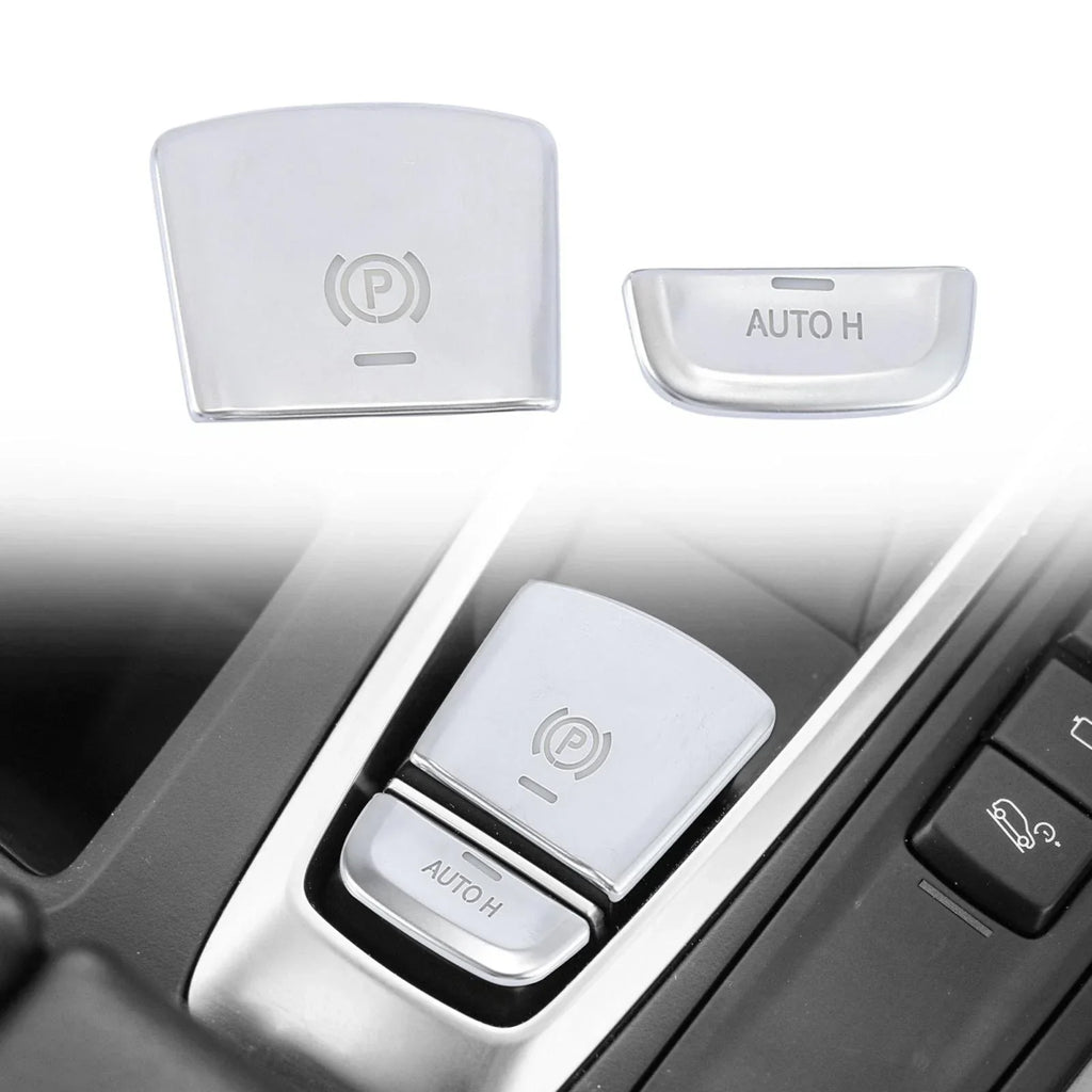 Parking Brake Switch Button Covers Set for BMW 5 Series 7 Series
