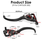 2X Front Steering Knuckle Assembly for Chrysler 300 Dodge Challenger (2012–2021)