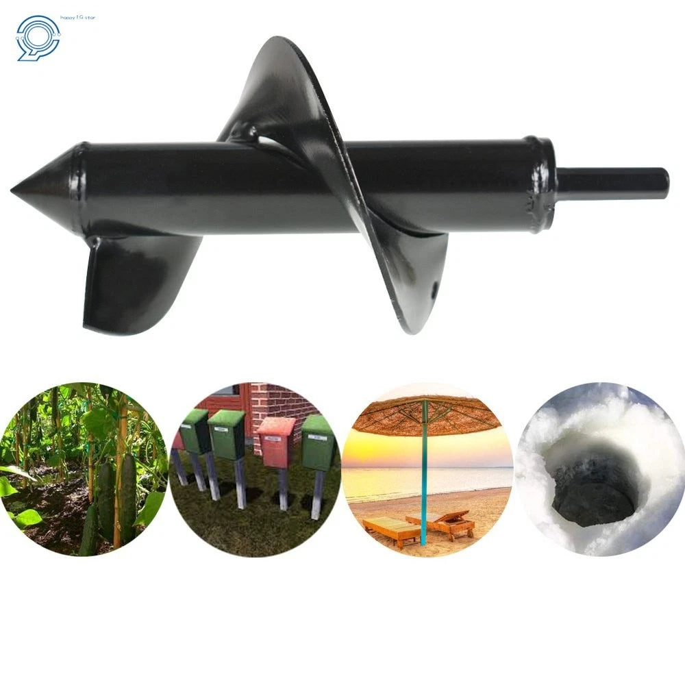 3" Auger Drill Bit for Garden Plants Bulb Post Hole Digger