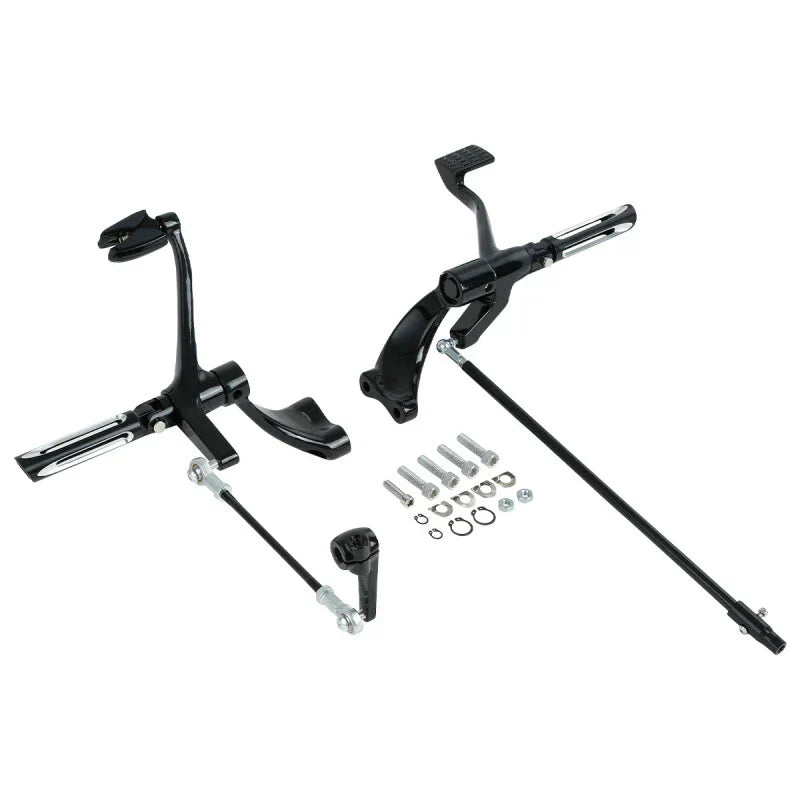 Black Forward Control Pegs for Harley Sportster XL (2004-2013)