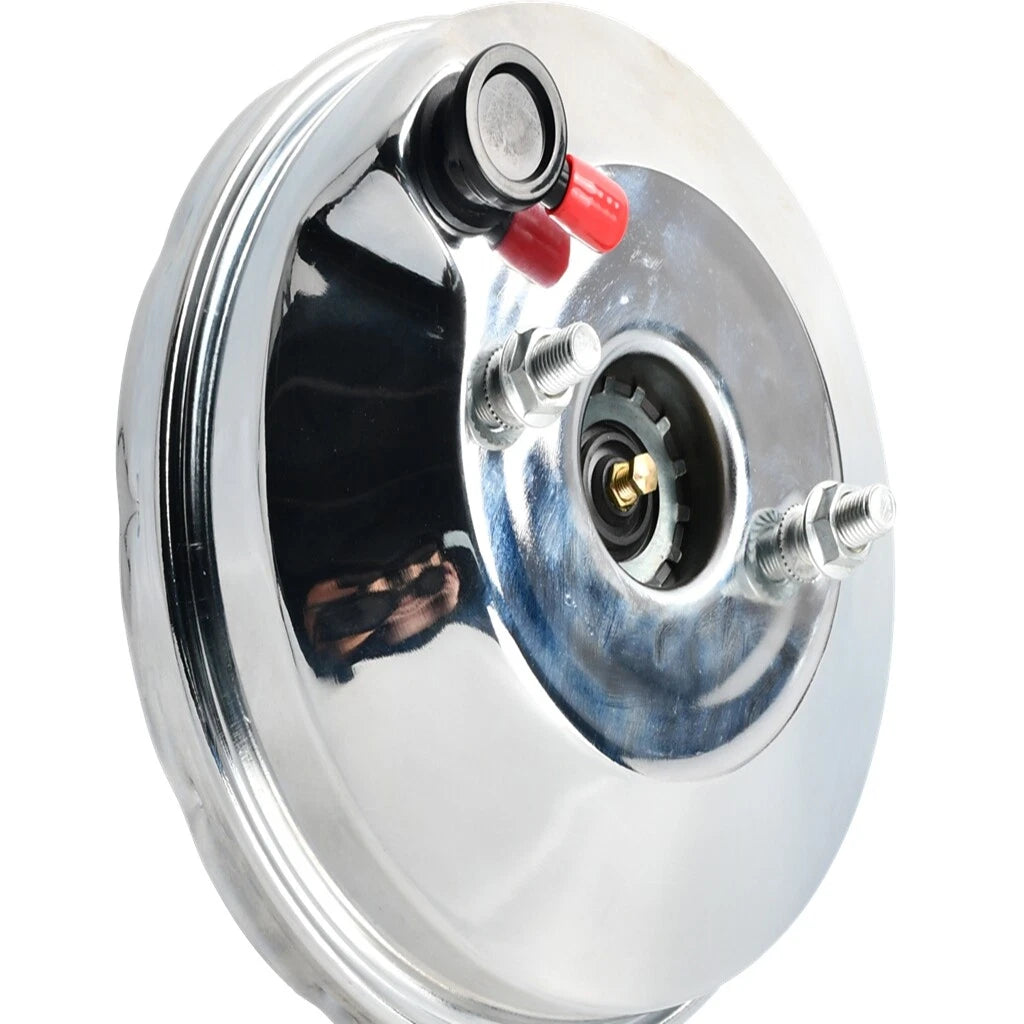 8" Chrome Power Brake Booster Conversion Kit for Chevy Impala (1958–1964)
