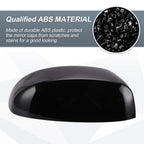 Set of 2 Rearview Mirror Cover Caps Gloss Black for Chevrolet Avalanche (2002–2013)