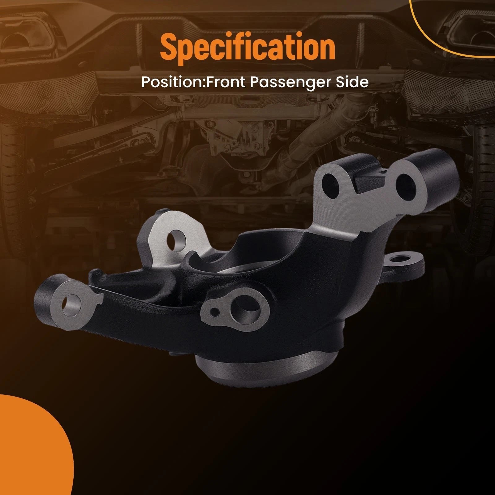 Front Passenger Side Knuckle for Hyundai Elantra (2013–2014) 51716-A5000