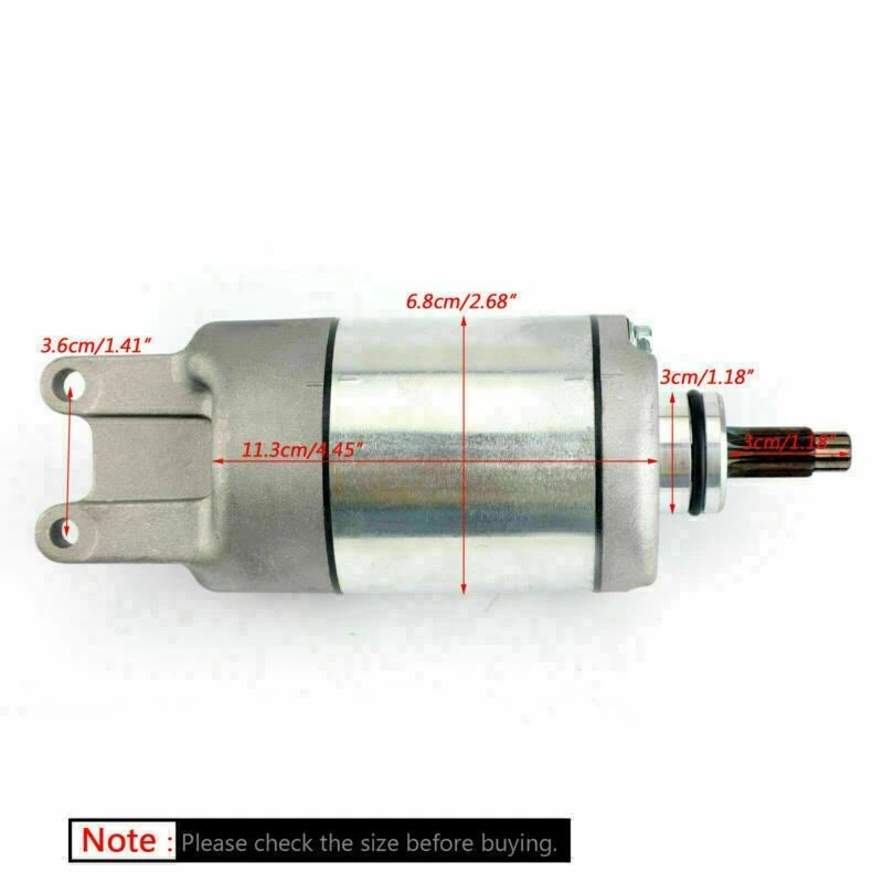 Starter Motor 31200-HM3-671 for Honda TRX300 Sportrax 300 EX (1993–2008)