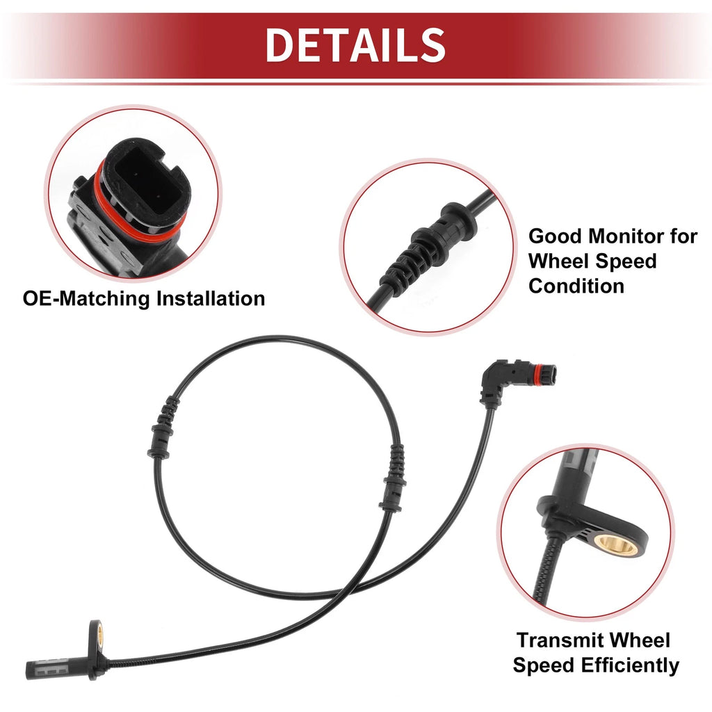 ABS Wheel Speed Sensor No. 2305400717 for Mercedes-Benz SL63 (2009–2012)