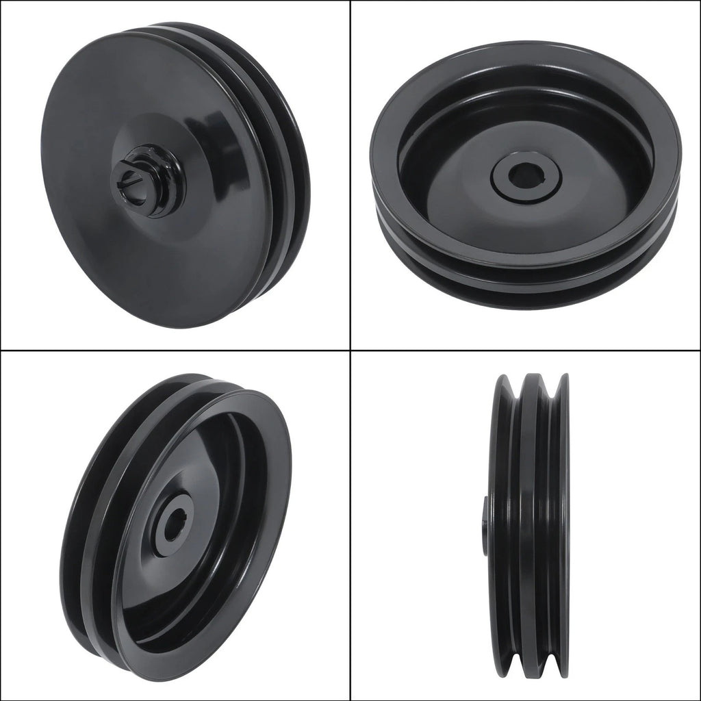 Double Groove Power Steering Pump Pulley for Chevy SBC BBC 350 454