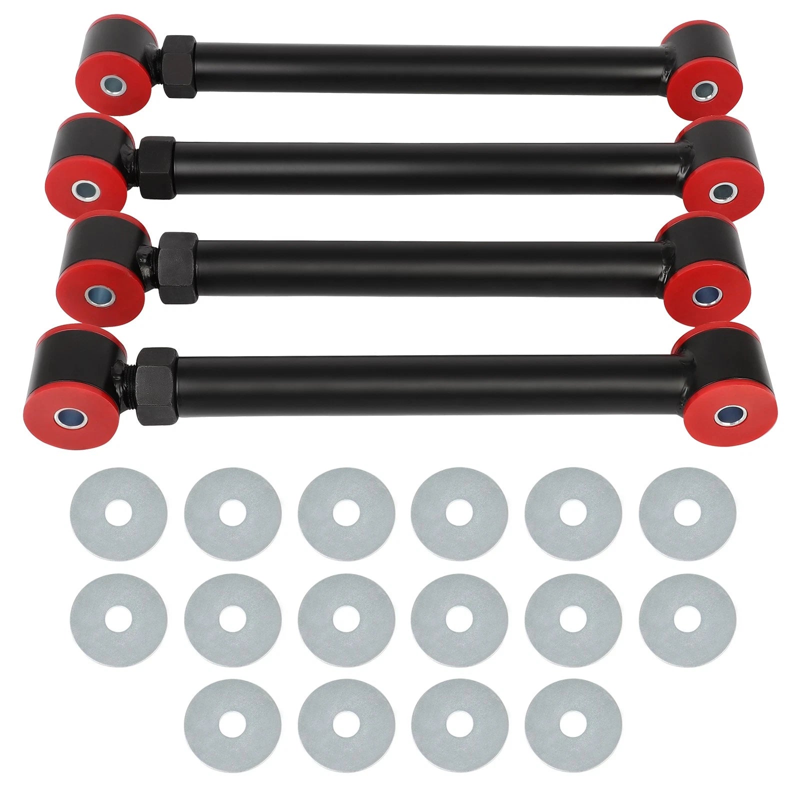 Set of 2 Adjustable Upper Lower Control Arms for Dodge Ram 4X4 (1994–2009)
