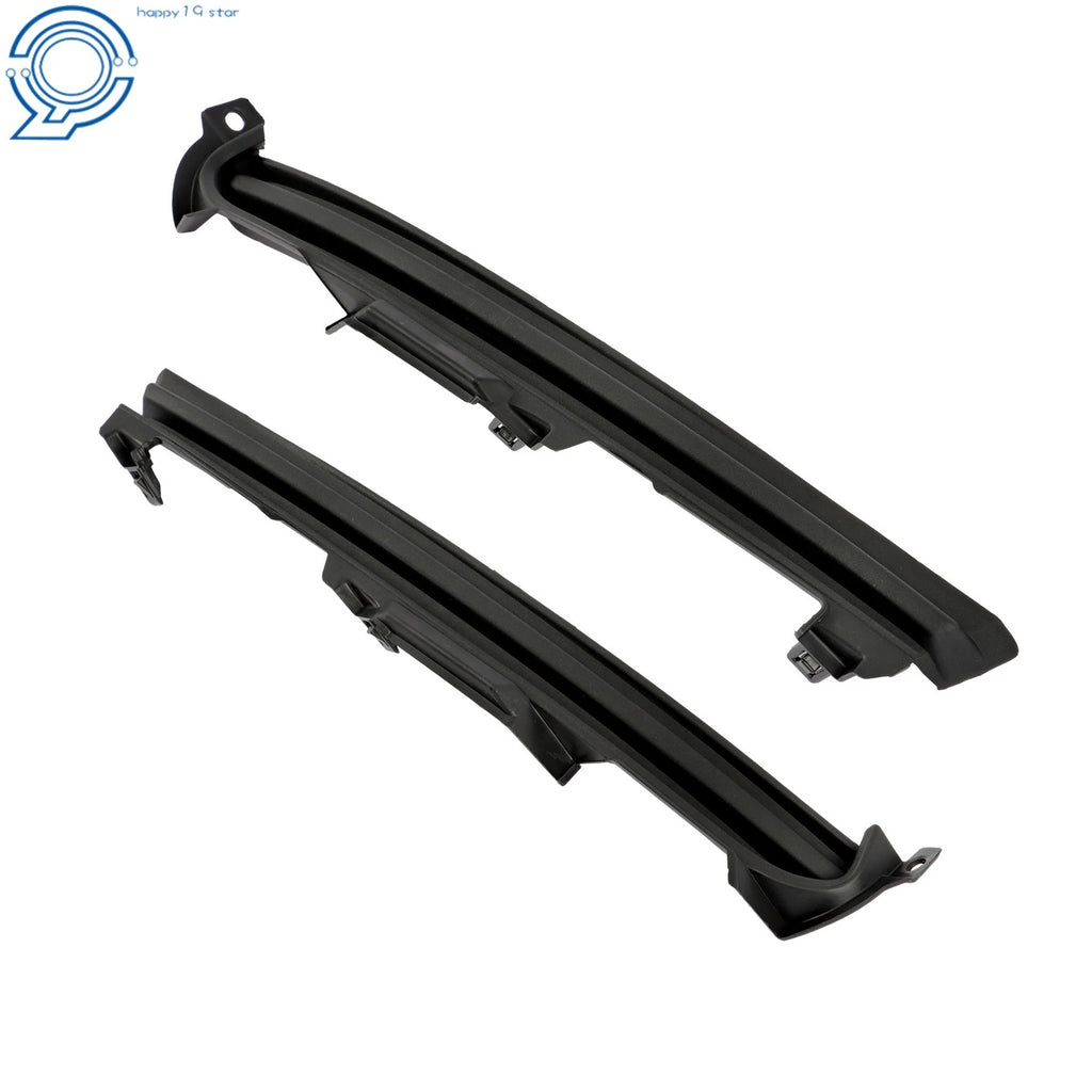Pair Fog Light Covers for Mazda CX-9 (2016–2023) Black Plastic