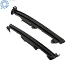 Pair Fog Light Covers for Mazda CX-9 (2016–2023) Black Plastic