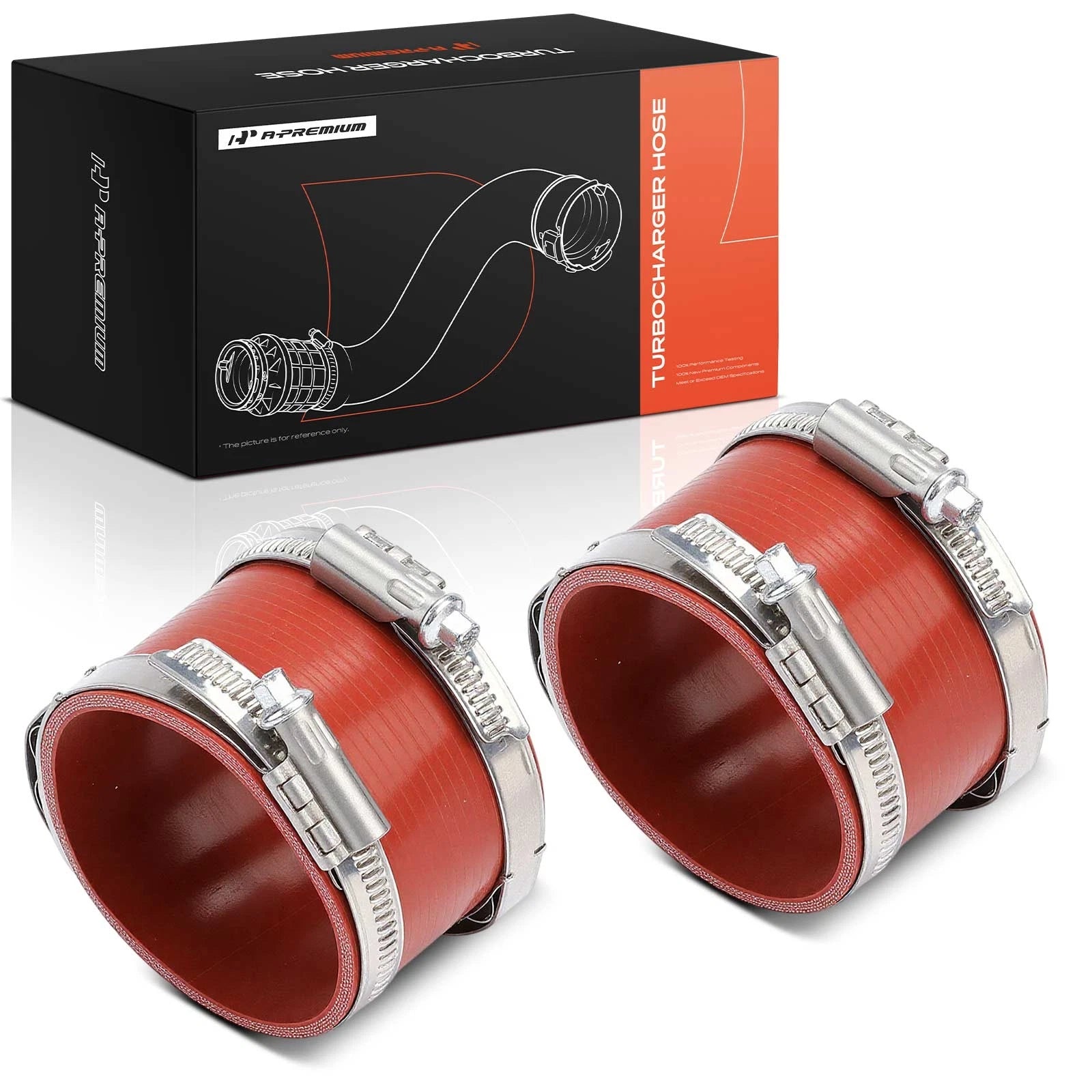 2X Turbocharger Intercooler Hose for Ford F-250 / F-350 Super Duty