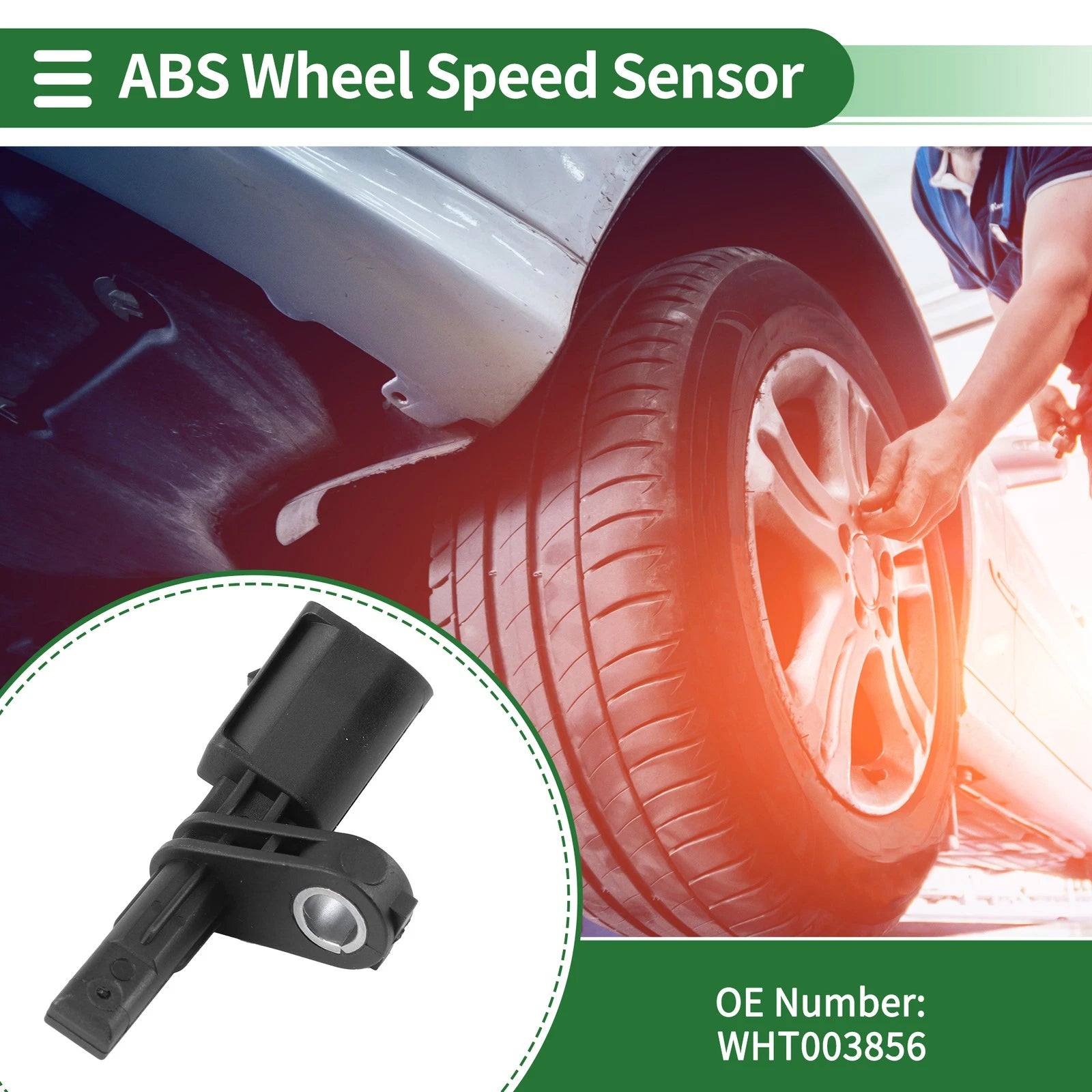 ABS Wheel Speed Sensor for Audi A3 TT (2006–2013) No.WHT003856/7H0927804