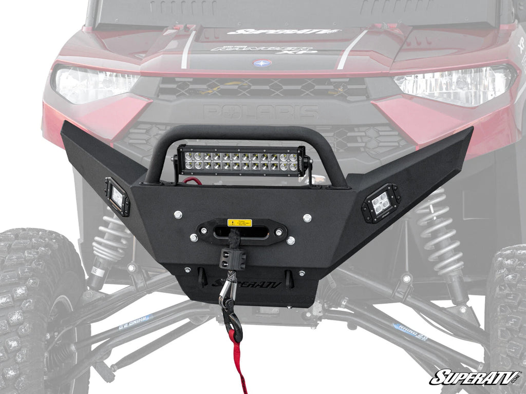Winch Ready Front Bumper with Bull Bar for Polaris Ranger XP 1000 (2017–2023)
