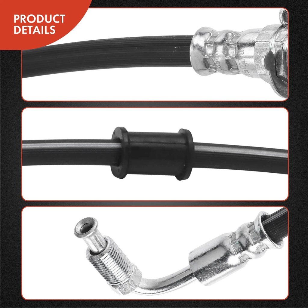 2X Rear Brake Hydraulic Hose for Ford F-650 F-750 (2000–2023)