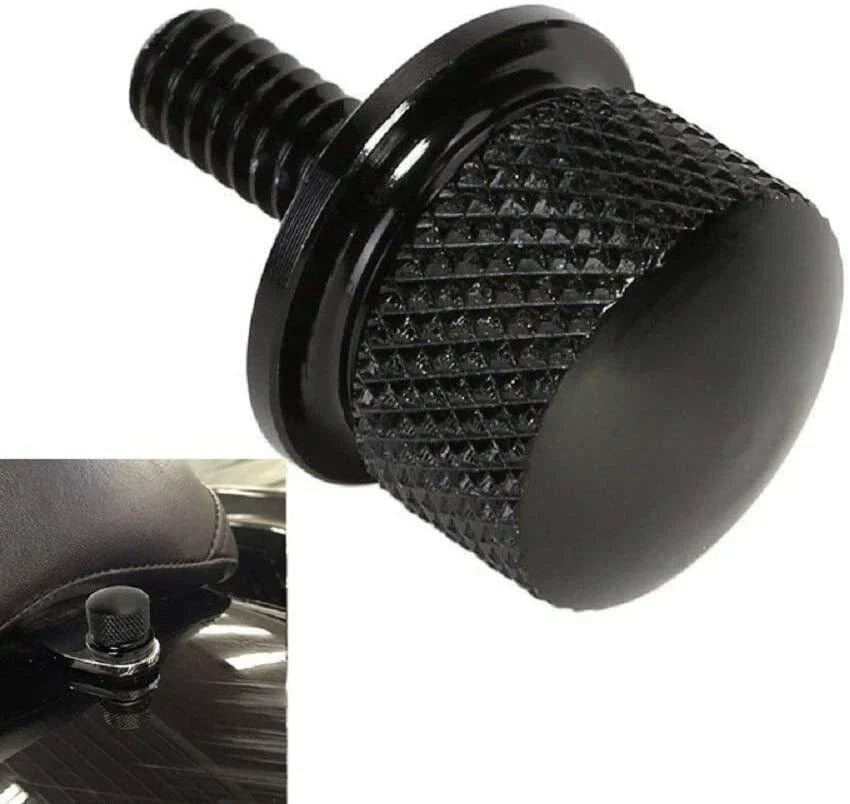 6mm Black Rear Seat Bolt Screw for Harley Sportster (1996-Current)
