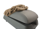 Fleece Console Lid Armrest Cover for Hyundai Santa Fe (2007–2012) Beige