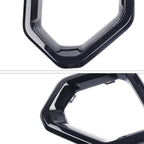 Gloss Black Front Fog Light Outer Bezel Cover for GMC Sierra Denali SLT (2019–2021)