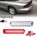 Clear LED Rear Bumper Side Marker Lights for Pontiac Firebird Trans AM (1993–2002)