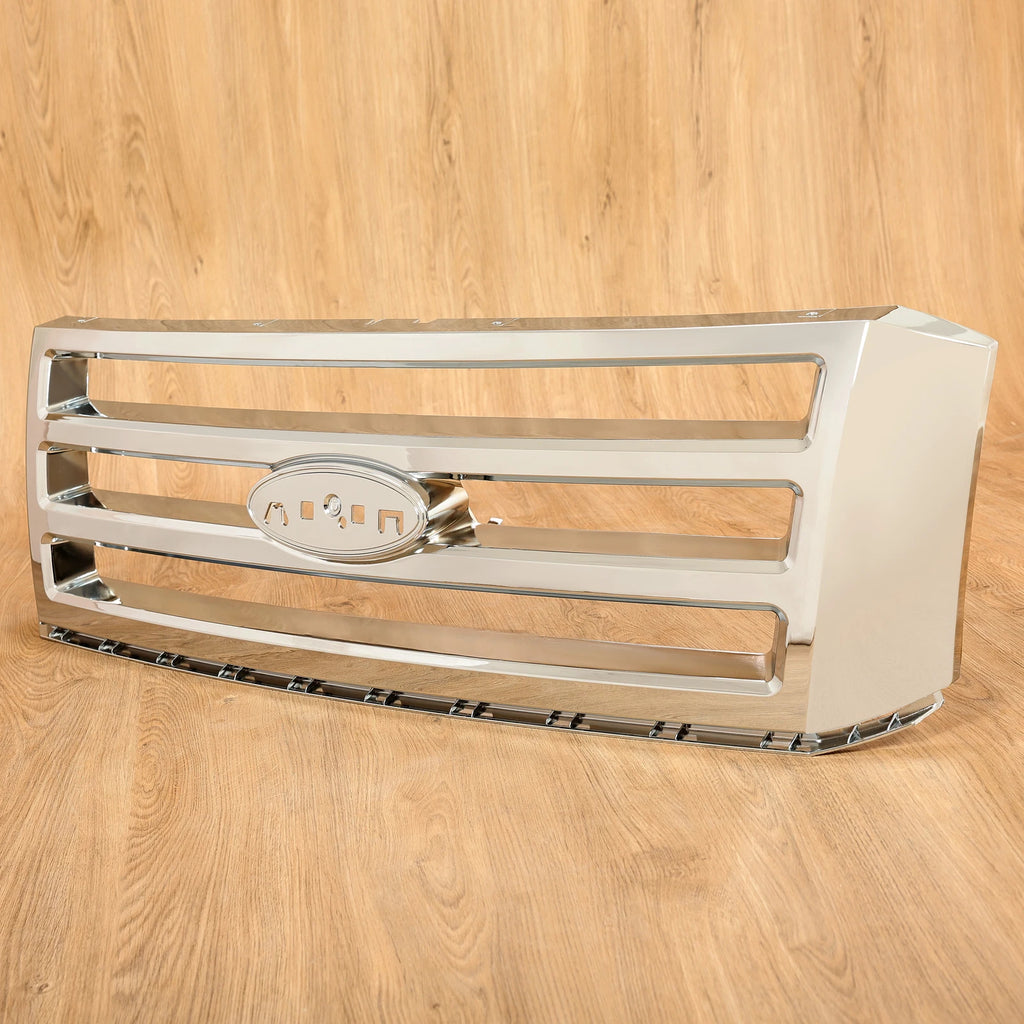 Chrome Front Bumper Hood Grille Assembly for Ford Expedition (2007–2014)