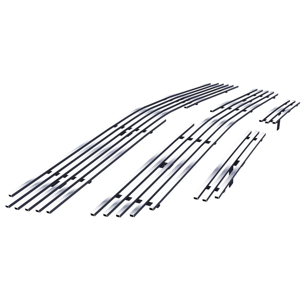 Stainless Chrome Billet Grille Combo for Chevy Silverado 1500/2500 (2003–2004)
