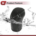 Car Gear Shift Knob Cover for Hyundai Tucson 2015-2018 Black Grey Faux Leather