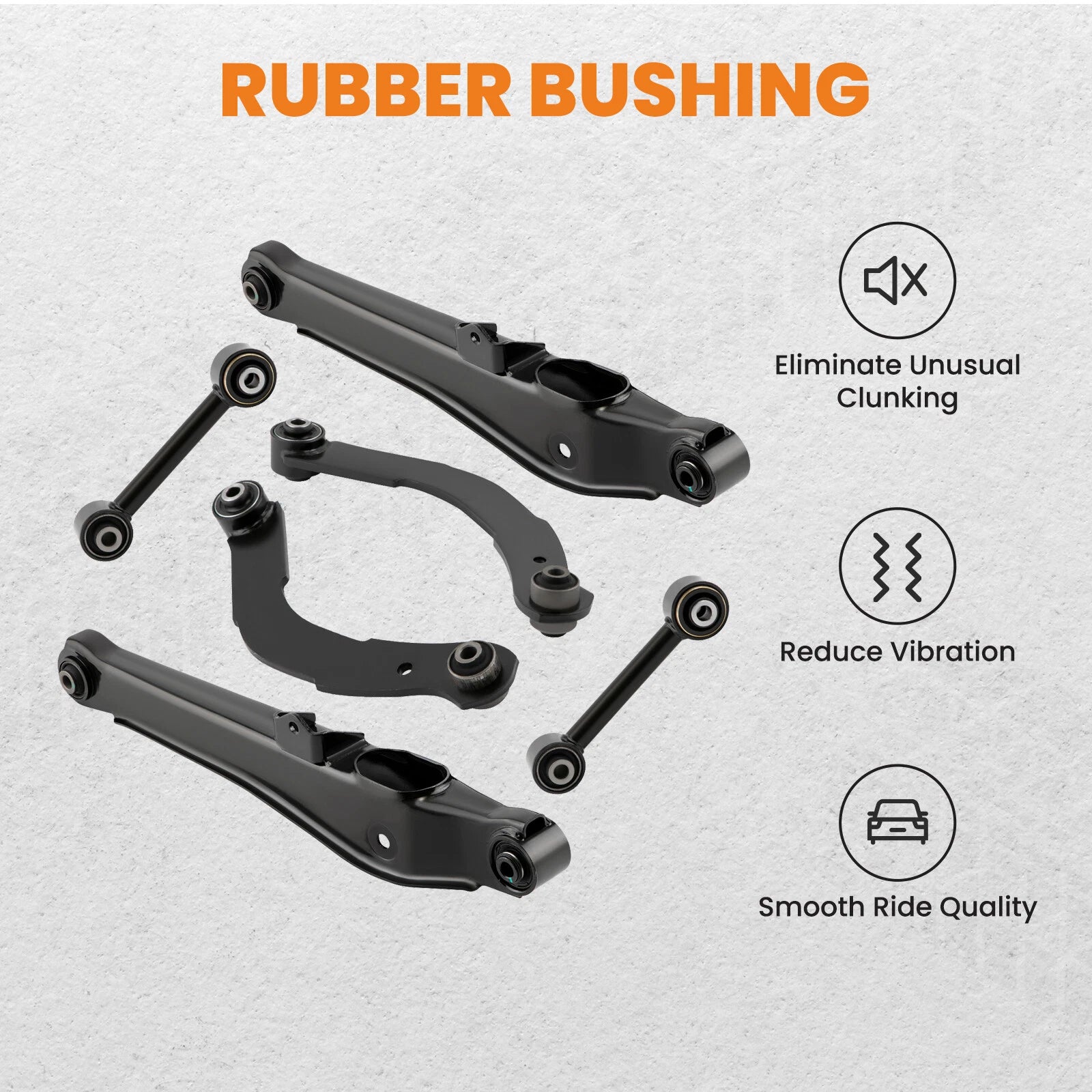 Front & Rear Lower Control Arm Tie Rod End for Jeep Compass Patriot (2007–2017)