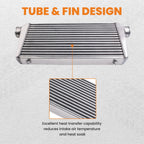 Turbo Front Mount Intercooler for Universal (3" I/O) Aluminum (31–12–3)