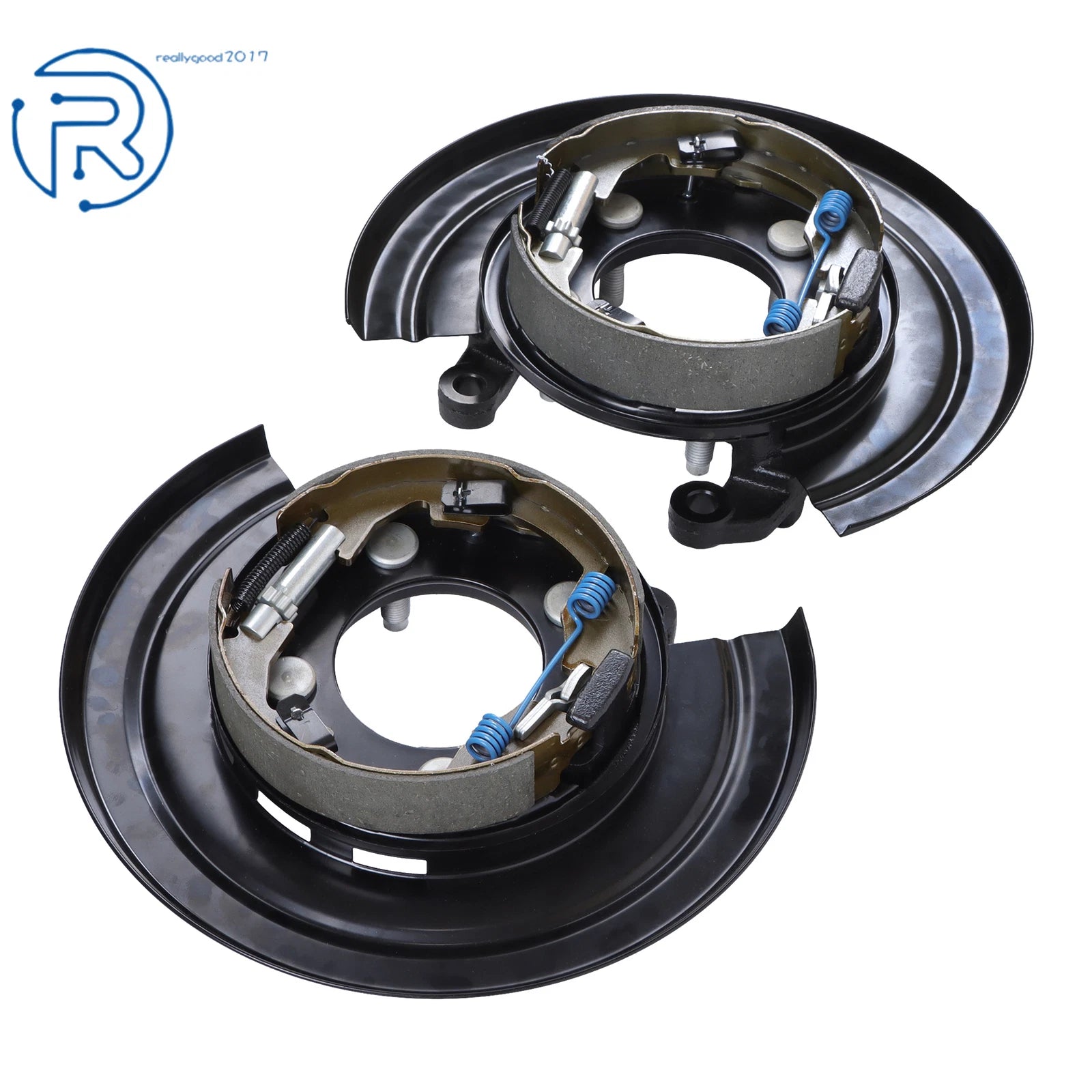 Set of 2 Loaded Brake Backing Plates for Ford F-Series (2005–2012)