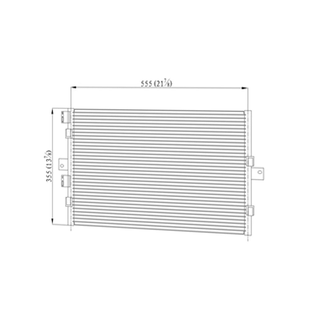 Replacement A/C Condenser Repair Part for 2003-2009 Chrysler PT Cruiser