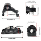 Set of 4 Engine Motor Trans Mounts for Chrysler Town & Country (2011–2016)