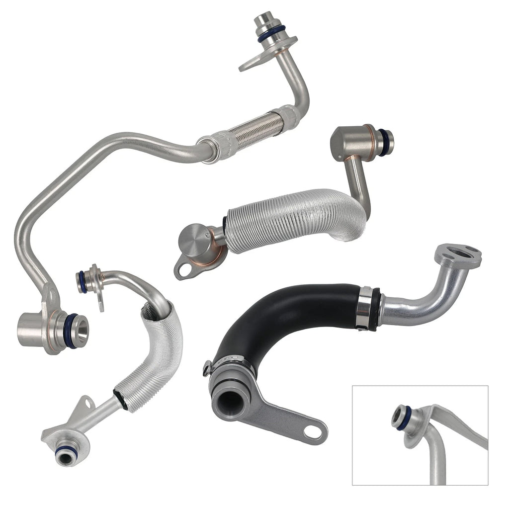 Turbo Coolant Oil Line Hoses Kit for BMW 320i 328i 528i xDrive (2012–)