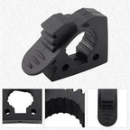 Rubber Quick Fastener Mounting Clamp for Car ATV RV 1.18"-1.42" Diameter
