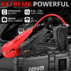 20000 mAh 12V Car Jump Starter with Multi-Function Ports for Universal Use
