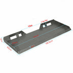 Skid Steer Mount Plate Adapter for Quick Tach Loader (1/4", 3/8", 1/2")