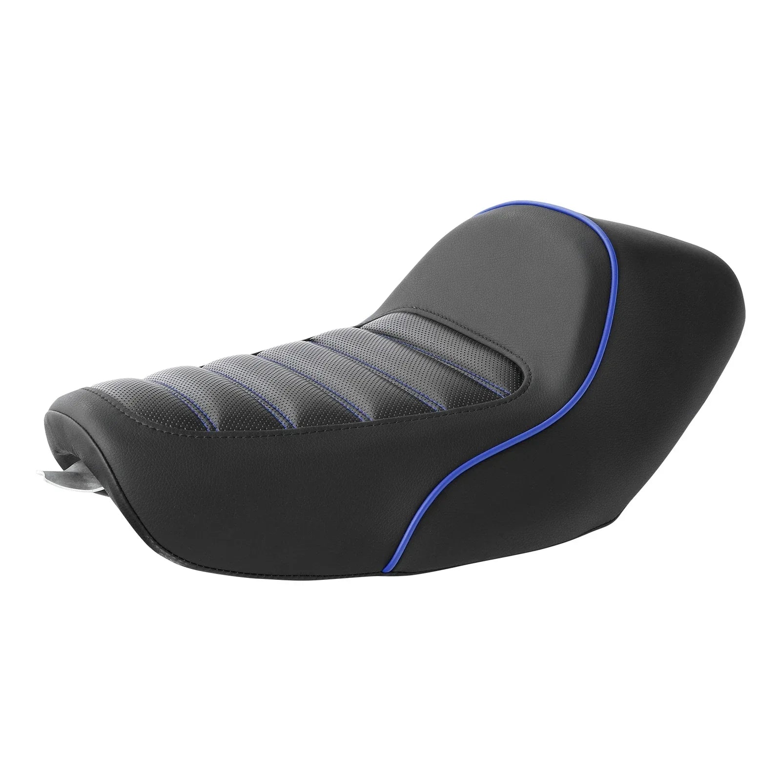 Black Blue Front Solo Driver Seat for Harley Sportster XL883 1200 (2010-2022)