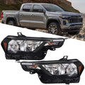 Set of 2 Halogen Headlights for Chevrolet Colorado (2023–2025) Black