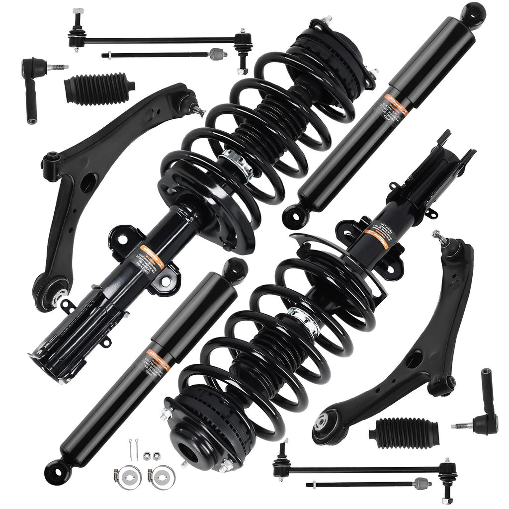 Front Strut Shock Lower Control Arm Sway Bar Tie Rod for Volkswagen Routan (2011)