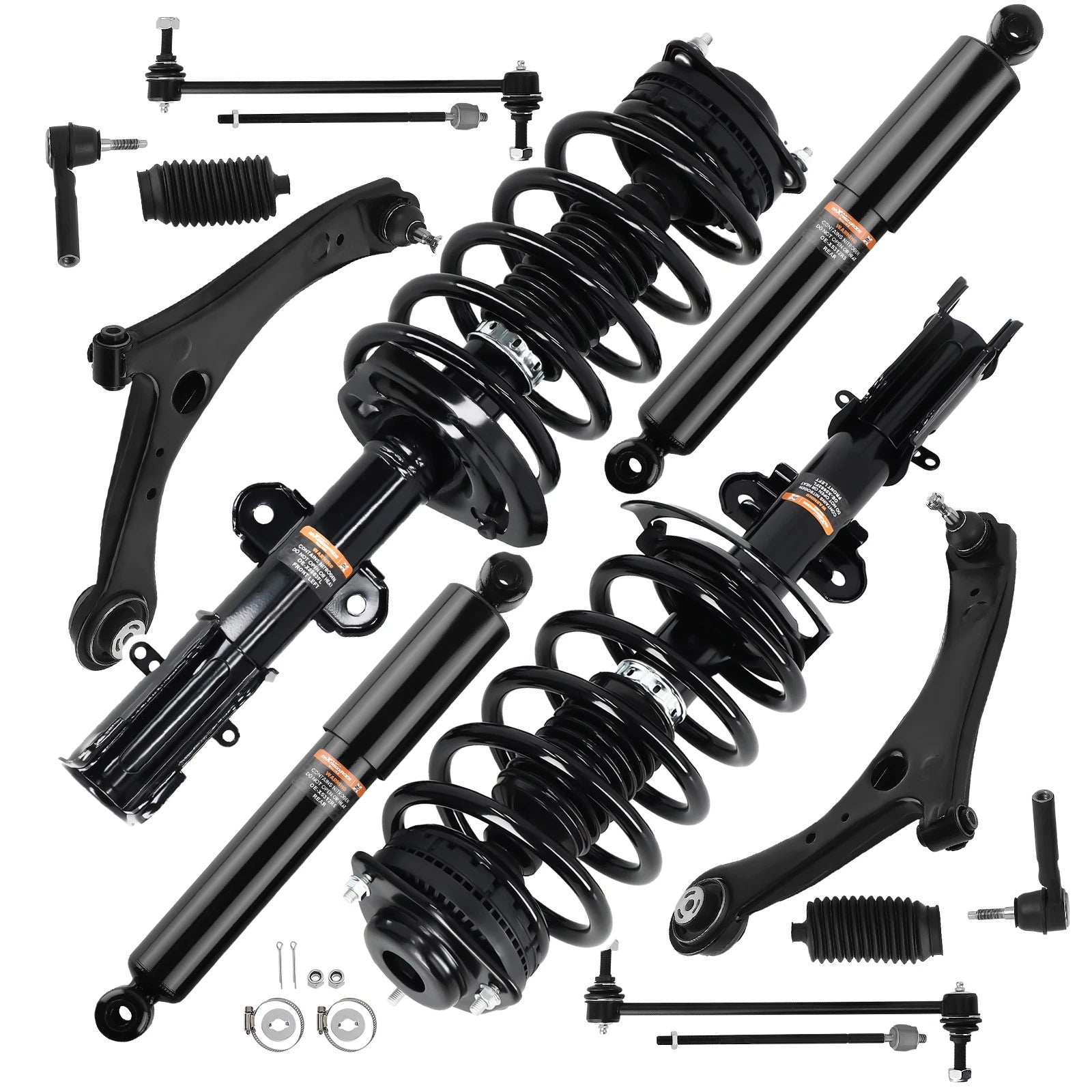 Front Strut Shock Lower Control Arm Sway Bar Tie Rod for Volkswagen Routan (2011)