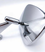 Outside Door Mirror Left with Ribbed Base for 1970–1972 Chevelle