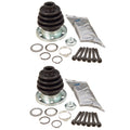 Set of 2 Inner CV Axle Joint Boot Kits 300468 for Audi 80 Quattro (1980–1996)