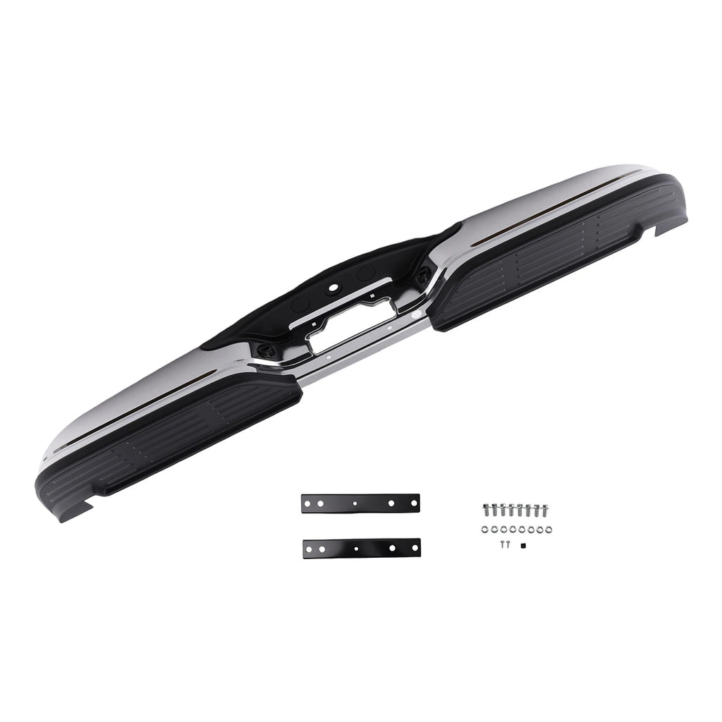 Chrome Rear Bumper Assembly for Ford F250 F350 (1999–2007)