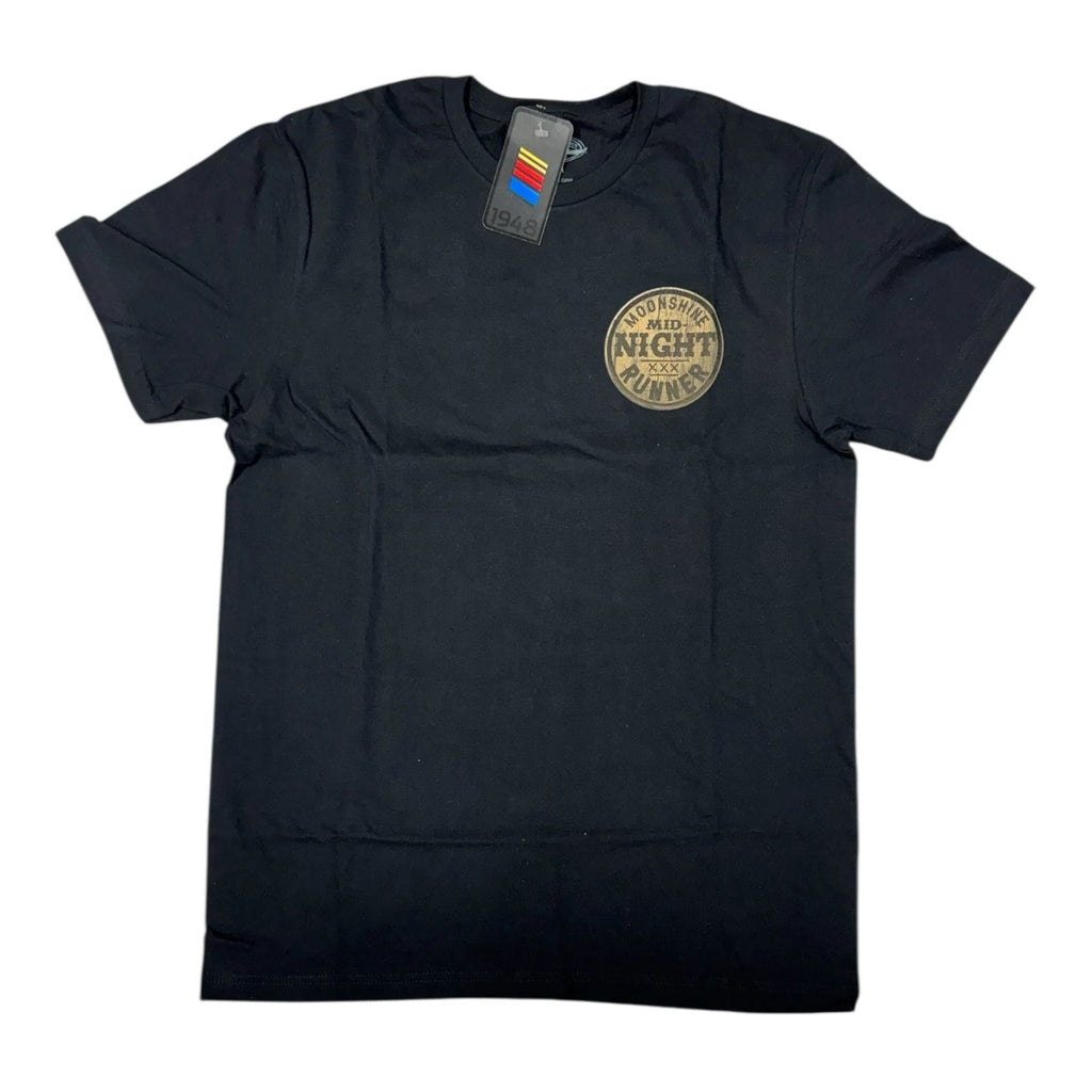 NASCAR T-Shirt Black Midnight Runner for Fans (2000–2024)