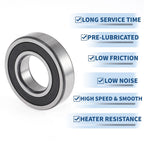6207DDU Deep Groove Ball Bearing for Scooter Skateboard Wheel (N/A)
