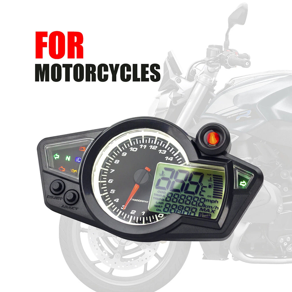 Digital Speedometer T9 for Universal Motorcycle (Universal Fit)