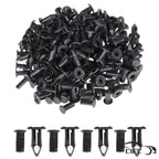 Set of 100 Plastic Rivets for Car Auto Fender (Universal)