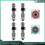 Set of 4 Fuel Injectors for Chevrolet HHR (2009–2011), Malibu (2010–2012), Pontiac G6 (2010) 2.4L