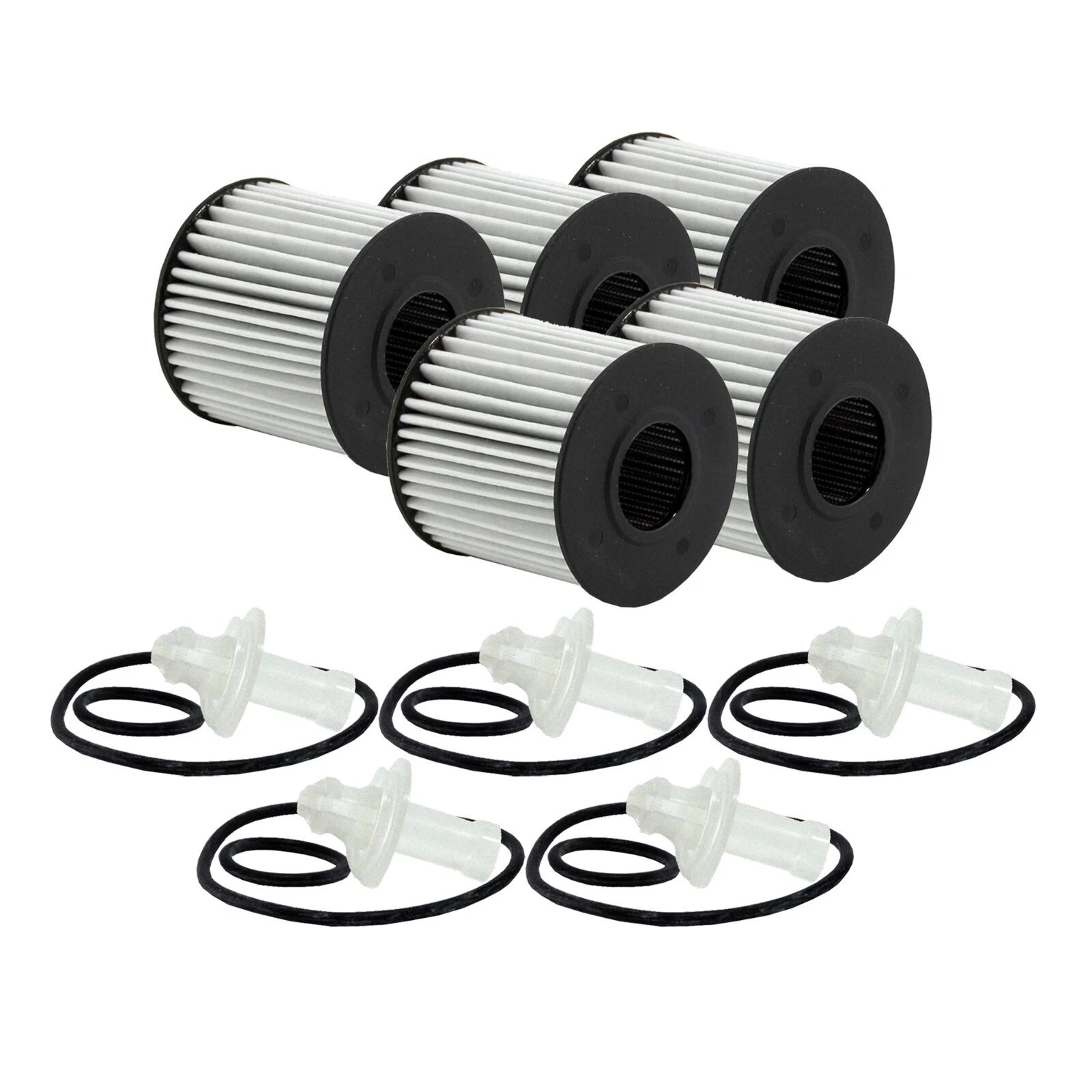 Set of 5 Wix XP Engine Oil Filters for Lexus Scion Toyota (Metal Free)