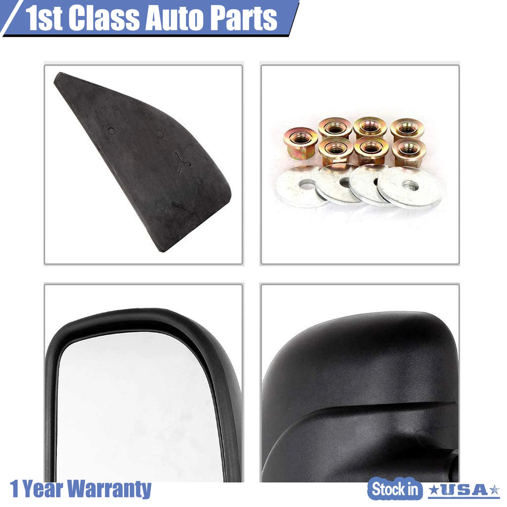 Pair Towing Mirrors for Ford F-250 F-350 F-450 Super Duty (1999–2007)